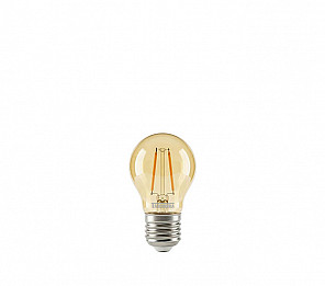 LÂMPADA LED FILAMENTO VINTAGE GLOBO G45 3W ÂMBAR E27