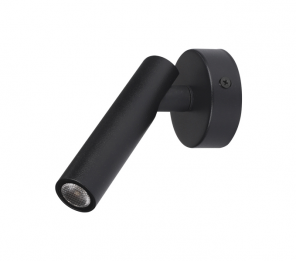 MINI SPOT TASCHIBRA LED SOBREPOR OTTO 2W 3000K PRETO