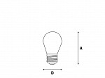 LÂMPADA INCANDESCENTE FOGÃO/GELADEIRA 40W E27