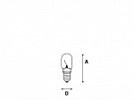 LÂMPADA TASCHIBRA INCANDESCENTE MICROONDAS 15W E14