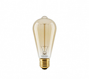 LÂMPADA TASCHIBRA FILAMENTO DE CARBONO ST64 40W E27