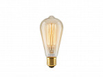 LÂMPADA TASCHIBRA FILAMENTO DE CARBONO ST64 40W E27