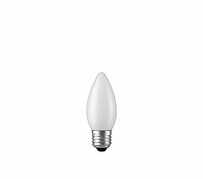 LÂMPADA INCANDESCENTE VELA LISA 25W LEITOSA E27