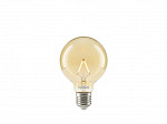 LÂMPADA LED TASCHIBRA FILAMENTO VINTAGE G95 3W ÂMBAR E27