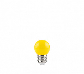 LÂMPADA LED BOLINHA TBL 05 1W AMARELA E27