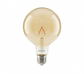 LÂMPADA LED FILAMENTO VINTAGE G125 3W ÂMBAR E27