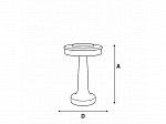 LUMINÁRIA DE MESA LED TASCHIBRA PHAROS RECARREGÁVEL