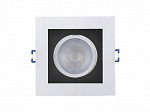 SPOT FRAME EMBUTIR QUADRADO RECUADO LED MR16 5W