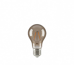 LÂMPADA LED FILAMENTO VINTAGE A60 3W FUMÊ E27
