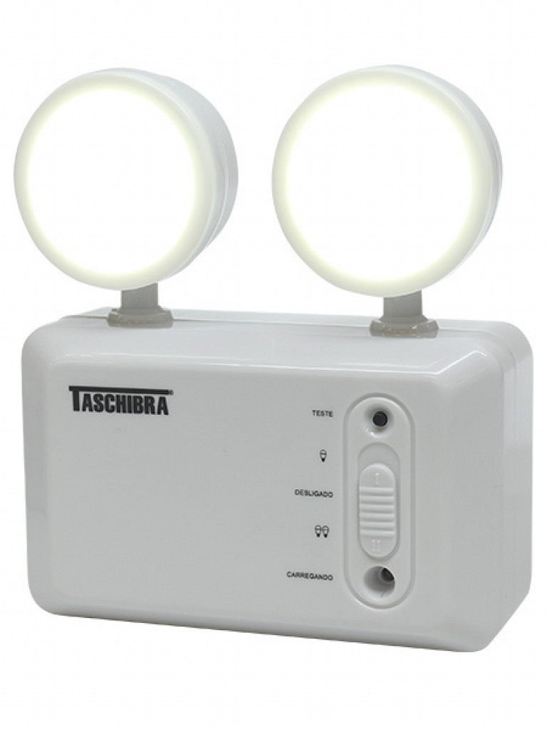 BLOCO AUTÔNOMO DE EMERGÊNCIA LED FAROL 250 LUMENS . Taschibra
