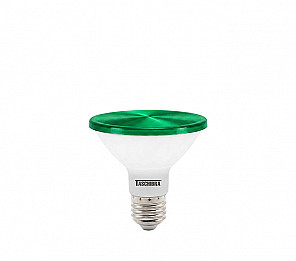 LÂMPADA LED TASCHIBRA PAR 30 11W VERDE E27