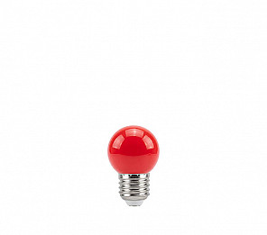 LÂMPADA LED BOLINHA TBL 05 1W VERMELHA E27