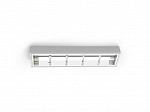 CALHA ATELA LED TASCHIBRA ALTO BRILHO SOB/EMB FORROS PERFIL T 62CM RET 2XT8 ALETADA