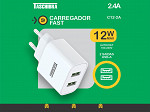 CARREGADOR FAST USB TASCHIBRA PARA ELETRONICOS C12