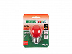 LÂMPADA LED BOLINHA TBL 05 1W VERMELHA E27
