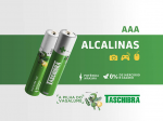 PILHA ALCALINA AAA TASCHIBRA BLISTER 2