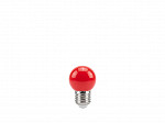 LÂMPADA LED BOLINHA TBL 05 1W VERMELHA E27