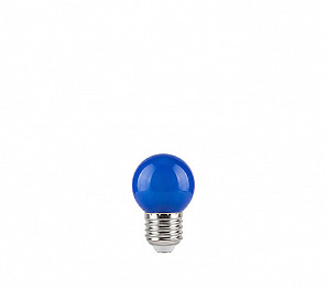 LÂMPADA LED BOLINHA TBL 05 1W AZUL E27