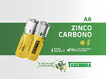 PILHA ZINCO-CARBONO AA TASCHIBRA BLISTER 4