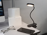 LUMINÁRIA DE MESA LED TASCHIBRA PUCK RECARREGÁVEL COM PRESILHA