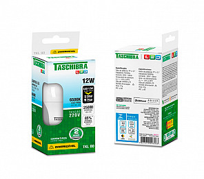 LÂMPADA LED TASCHIBRA A65 12W 220V DIMERIZÁVEIS