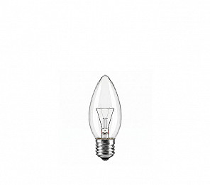 LÂMPADA TASCHIBRA INCANDESCENTE VELA LISA 25W CLARA E27