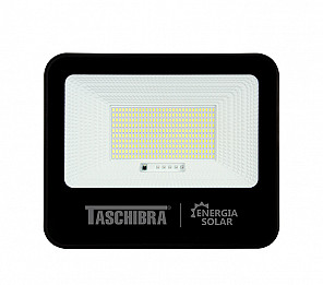 REFLETOR LED SOLAR TASCHIBRA TR SUN 150W 6500K PRETO