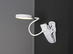 LUMINÁRIA DE MESA LED TASCHIBRA PUCK RECARREGÁVEL COM PRESILHA BRANCO
