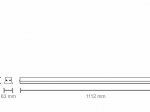 LM FALCON SOBREPOR LINEAR AE 42W  BRANCA