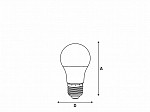 LÂMPADA LED TKL RGB IR 9W E27