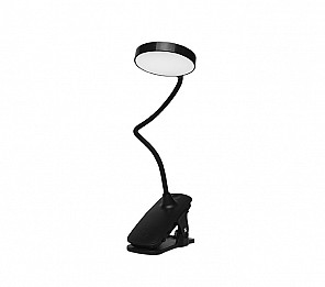 LUMINÁRIA DE MESA LED TASCHIBRA PUCK RECARREGÁVEL COM PRESILHA