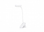 LUMINÁRIA DE MESA LED TASCHIBRA PUCK RECARREGÁVEL COM PRESILHA BRANCO