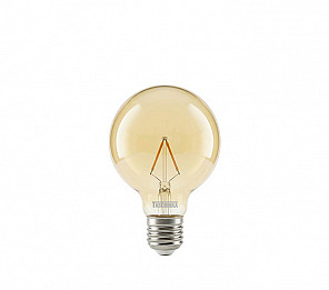 LÂMPADA LED TASCHIBRA FILAMENTO VINTAGE G95 3W ÂMBAR E27