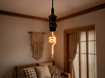 LÂMPADA LED FILAMENTO TASCHIBRA SPIRAL GLASS 4W AMBAR E27