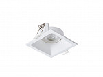 SPOT EMBUTIR QUADRADO ALLTOP RECUADO LED MR16 6W 3000K 38º