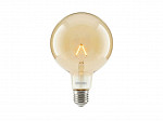 LÂMPADA LED FILAMENTO VINTAGE G125 3W ÂMBAR E27