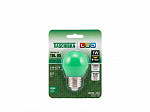 LÂMPADA LED BOLINHA TBL 05 1W VERDE E27