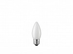 LÂMPADA TASCHIBRA INCANDESCENTE VELA LISA 40W LEITOSA E27