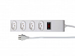 PROTETOR ELETRÔNICO TASCHIBRA 4 TOMADAS 2P+T 1m 10A