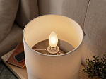 LÂMPADA TASCHIBRA INCANDESCENTE VELA LISA 40W LEITOSA E27