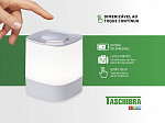 LUMINÁRIA DE MESA TASCHIBRA CUBE ON TW 5W BRANCO