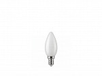 LÂMPADA TASCHIBRA INCANDESCENTE VELA LISA 25W LEITOSA E14